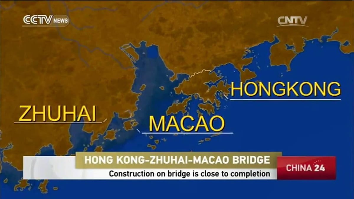 hong kong, Macao most mapu