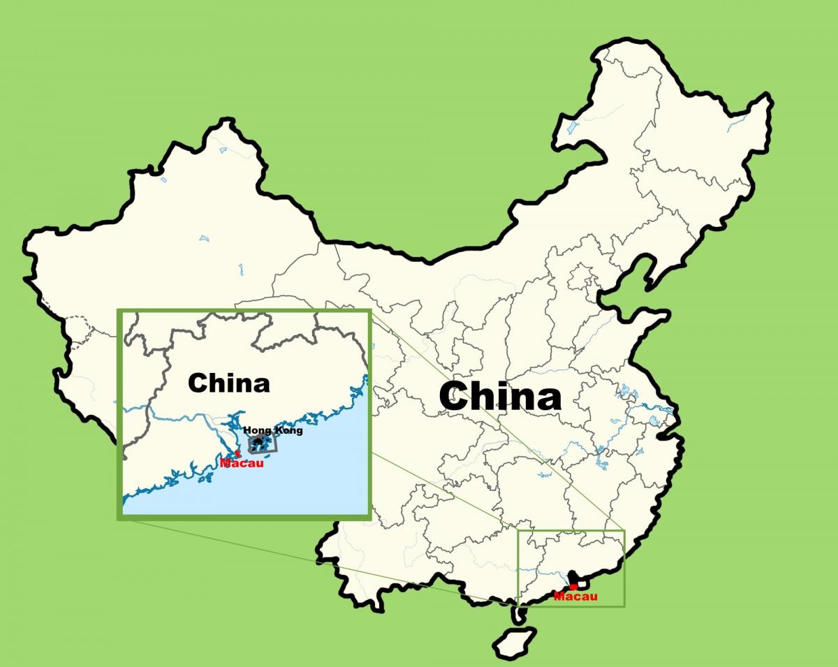 Macau mapu ázie
