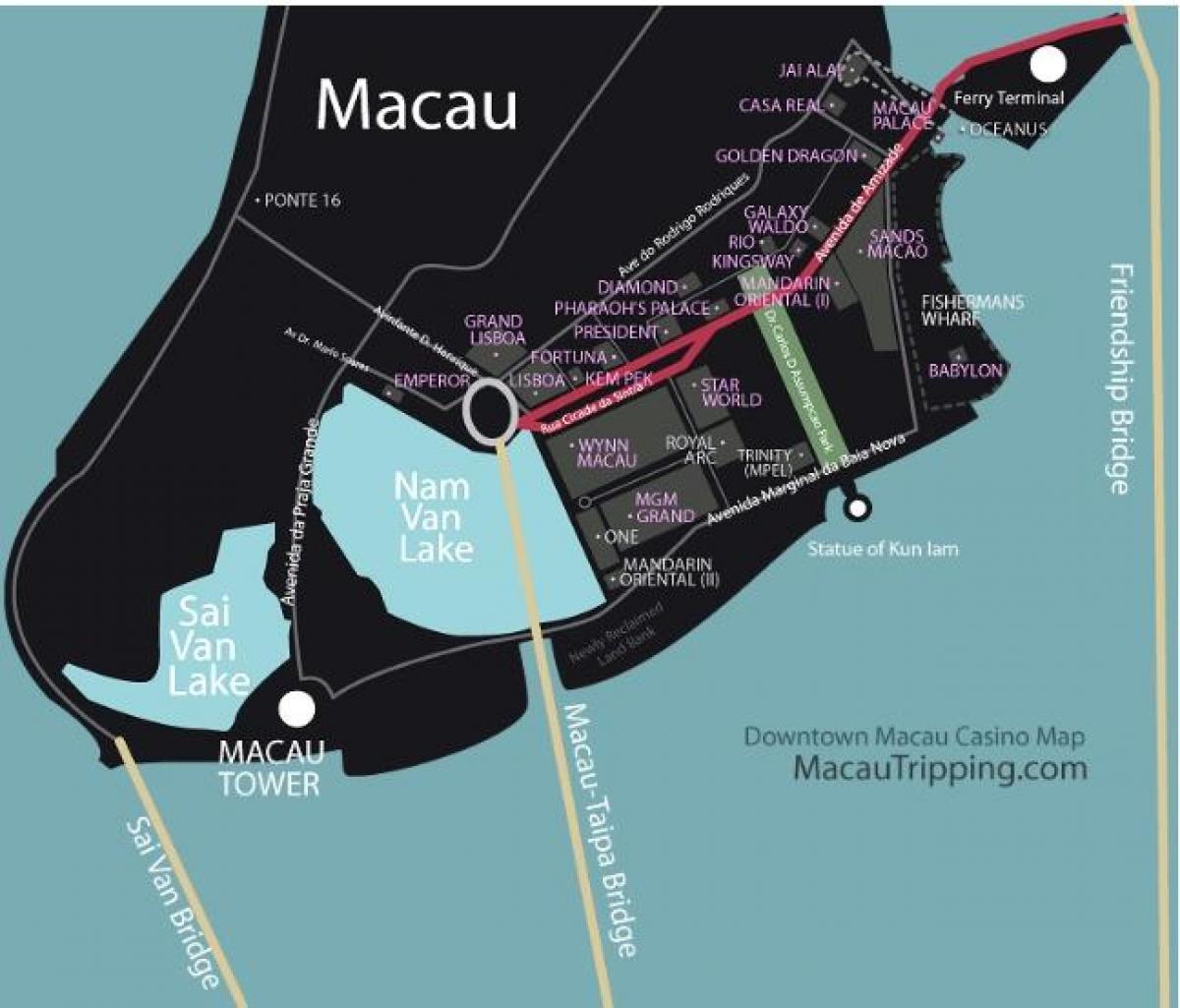 mapa mgm Macau