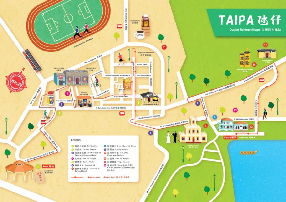 mapa taipa obce mapu